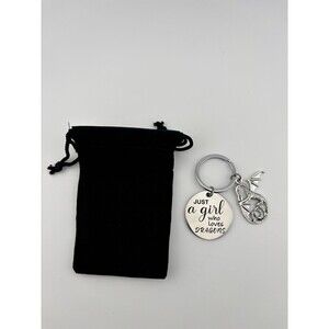 Just A Girl Who Loves Dragons Keychain Stainle